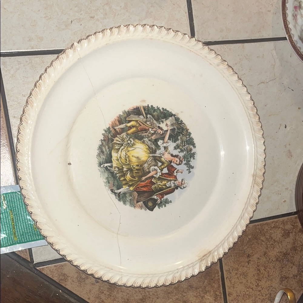 Harper Pottery Co 22 Kt Gold rim